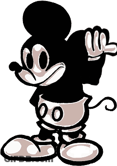 Mickey Mouse With Red Eyes Boi GIF