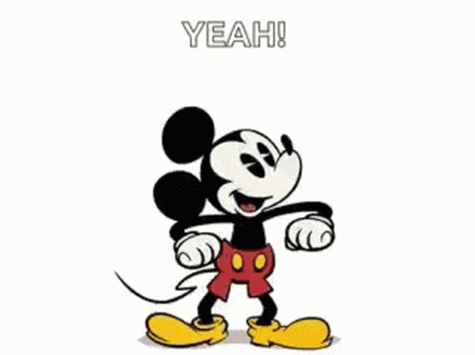 Mickey Mouse Yeah GIF