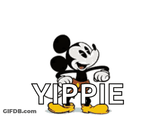 Mickey Mouse Yippie GIF