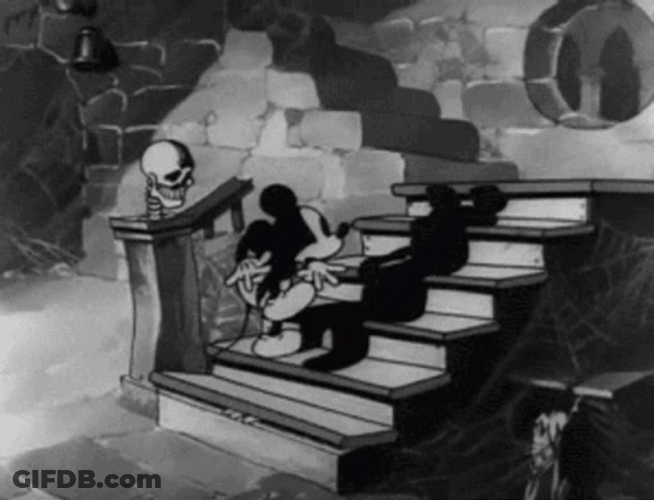 Micky Mouse Haunted House GIF