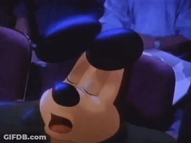 Micky Mouse Riding Ahhhh Meme GIF