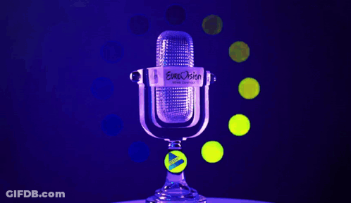 Microphone With Eurovision GIF