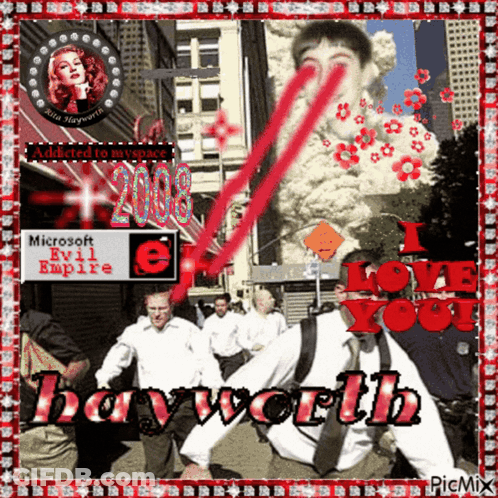 Microsoft Evil Empire Poster I Love You Bayworth GIF