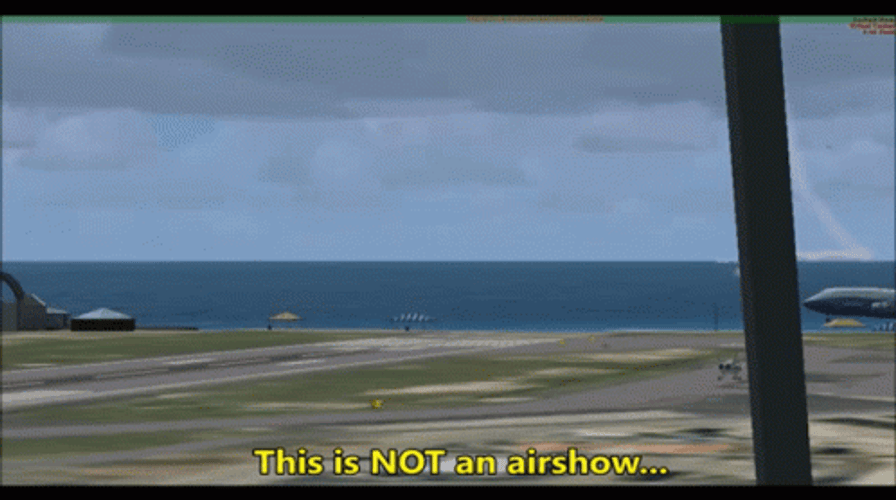Microsoft Flight Simulator Bad Water Landing GIF
