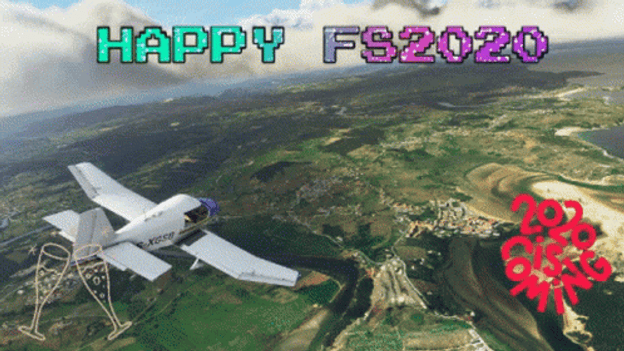 Microsoft Flight Simulator Happy FS2020 GIF