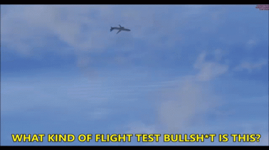Microsoft Flight Simulator Reverse Flying GIF
