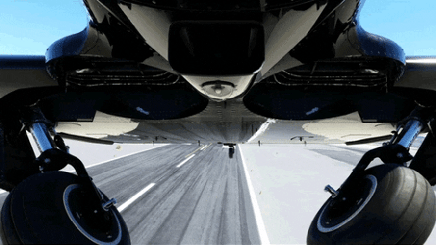 Microsoft Flight Simulator Wheels Takeoff GIF
