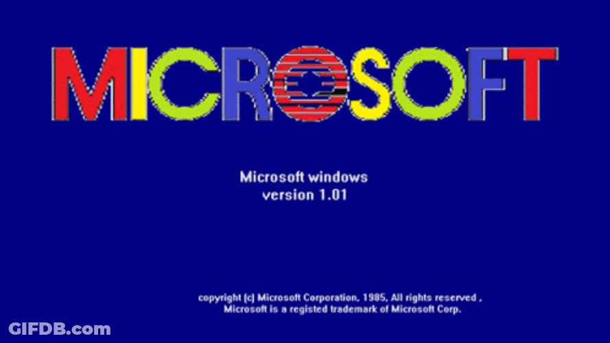 Microsoft Windows Version 1.01 GIF