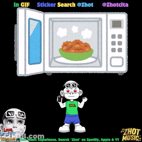 Microwave With Bowl Of Food GIF