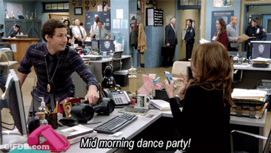 Mid Morning Dance Party GIF
