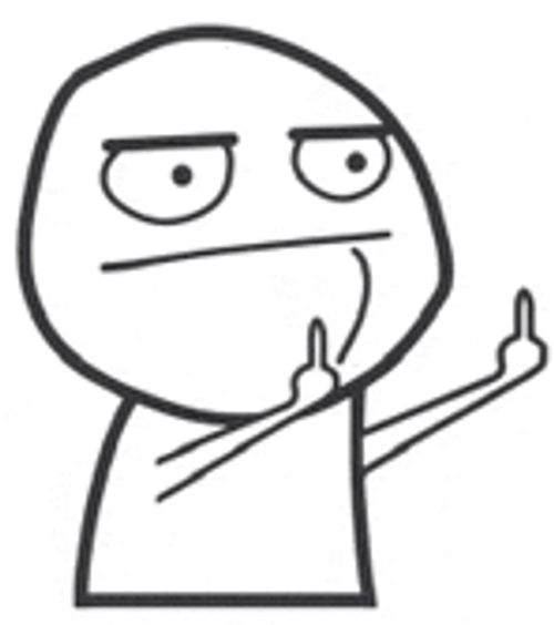 Middle Finger Flip Off Meme GIF