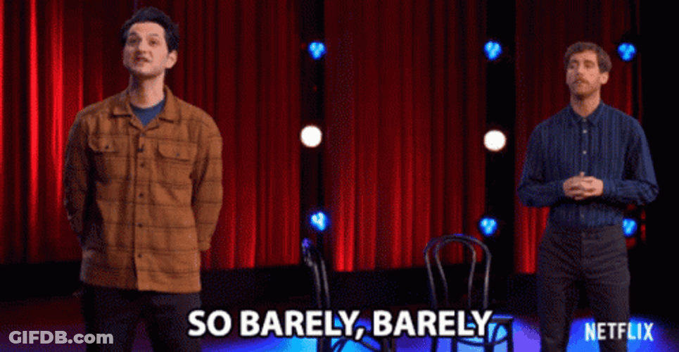 Middleditch Schwartz Barely Barely GIF