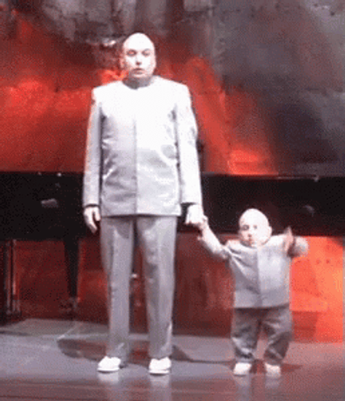Midget Dance Dr. Evil And Mini Me Austin Powers GIF