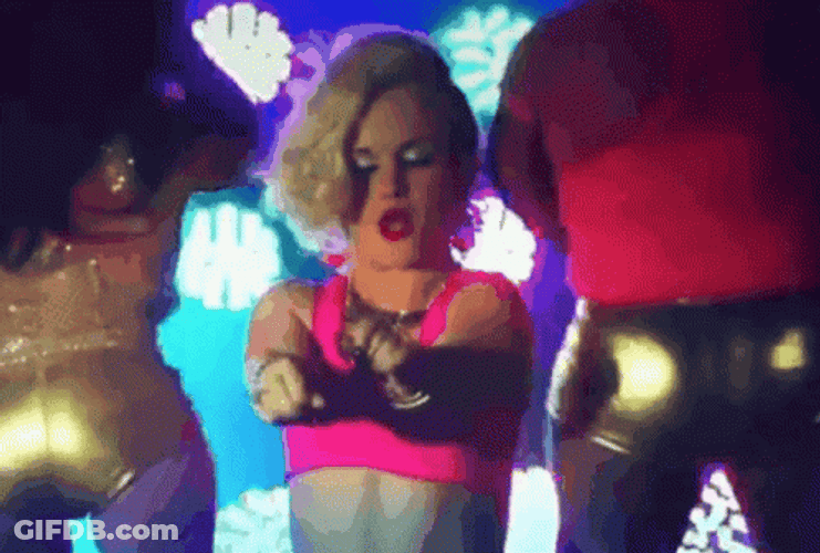 Midget Dwarf Blonde Dancing Club Party Booty GIF