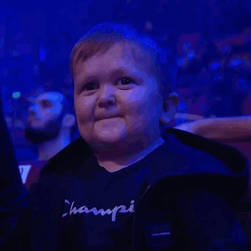Midget Hasbulla Fist Bump Wrestling Audience GIF