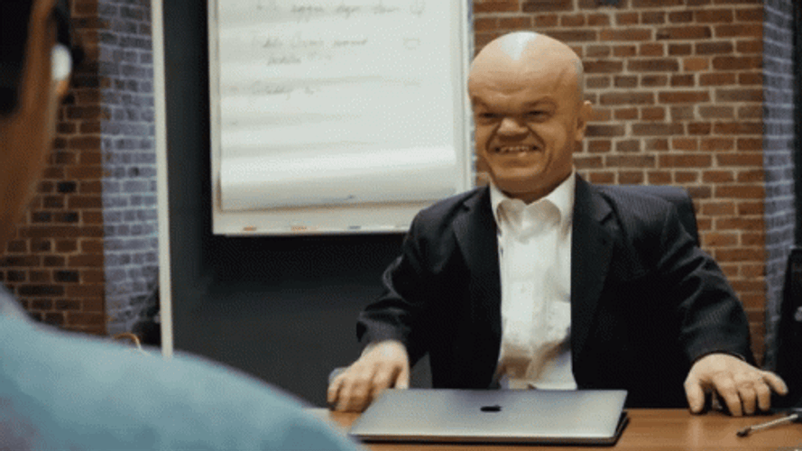 Midget Laughing Chris Willemsen Dwarf Office GIF