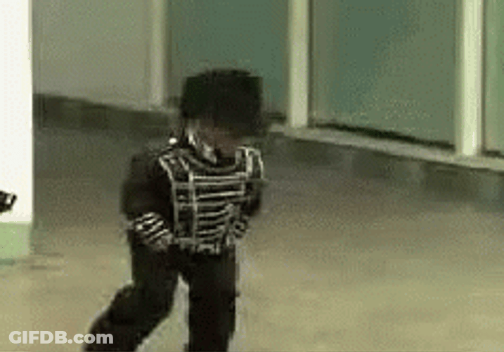 Midget Little Michael Jackson Dancing GIF