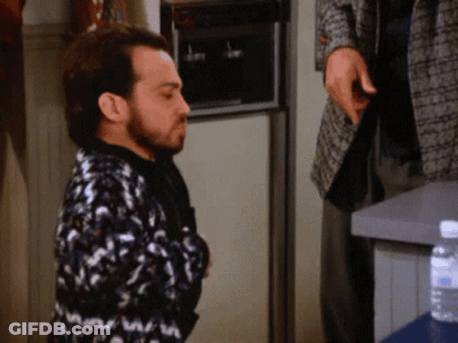 Midget Mickey Big Eyes Funny Reaction Seinfeld GIF
