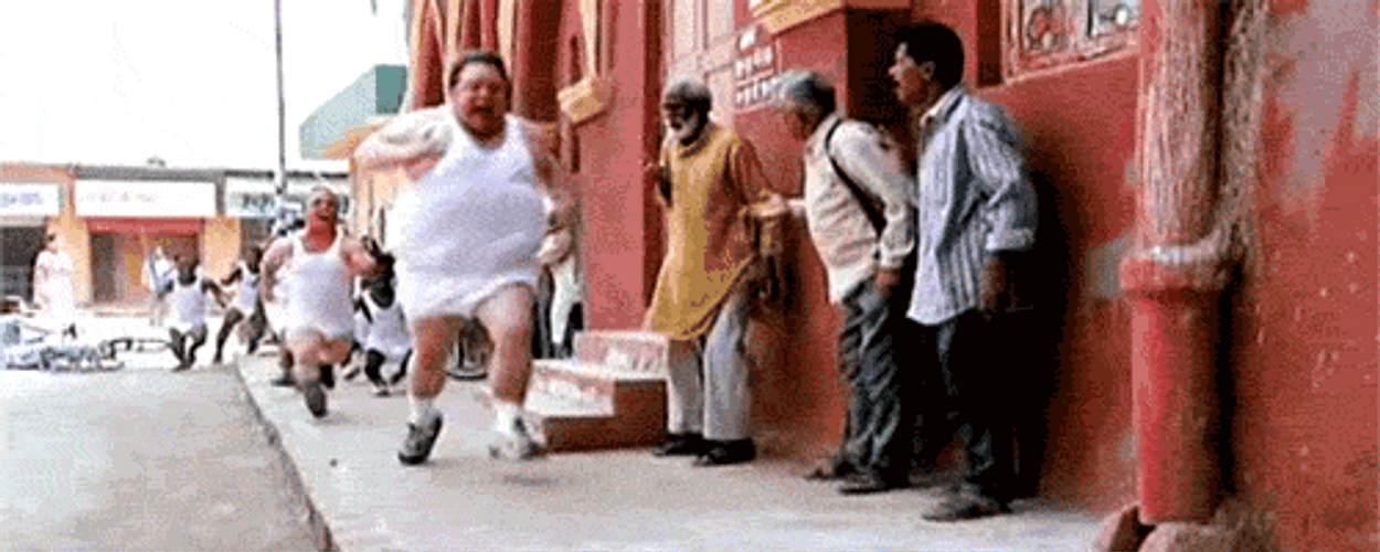 Midget Mob Crazy Fun Run GIF