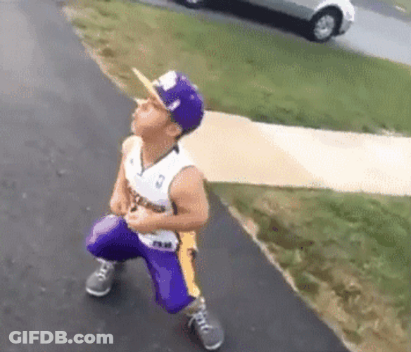 Midget Short Guy Jump Toy Car Basketball Uniform GIF