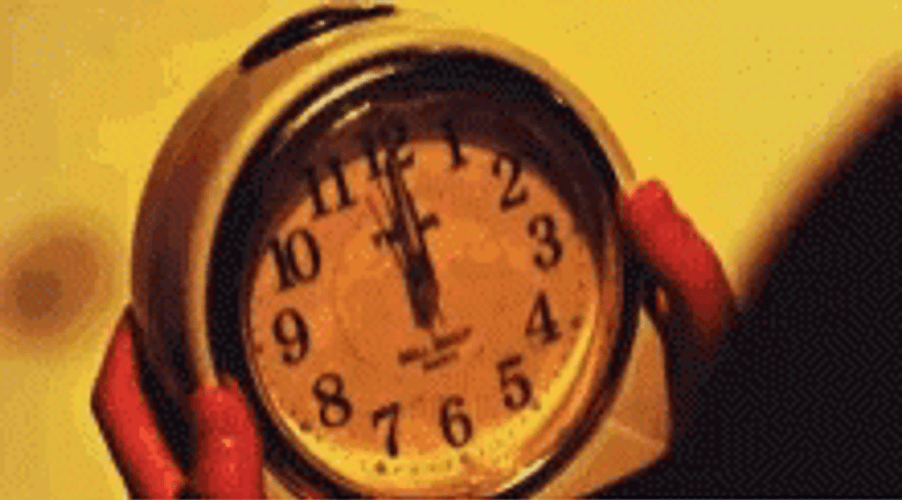Midnight Clock Ticking GIF