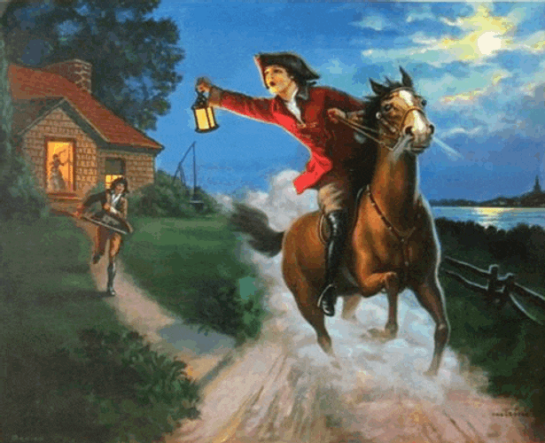 Midnight Ride Paul Revere Meme GIF