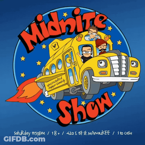 Midnite Show Milwaukee Saturday 11:59 PM Poster GIF