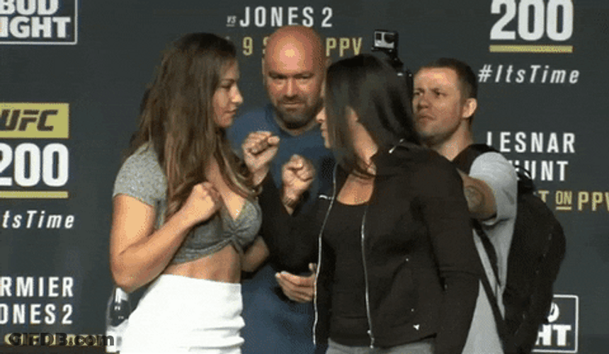 Miesha Tate Will Face Off Amanda Nunes GIF