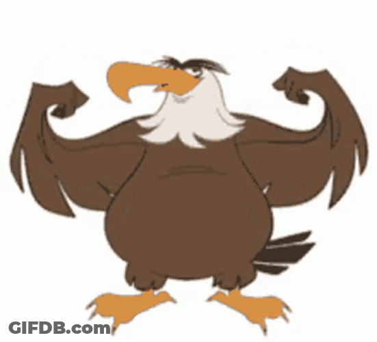 Mighty Eagle Belly Drop GIF