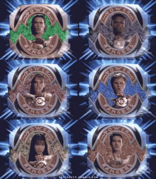 Mighty Power Ranger Group Its Morphin Time GIF