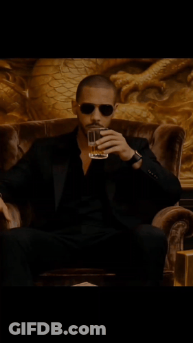 Miguel Angelz Having A Drink GIF