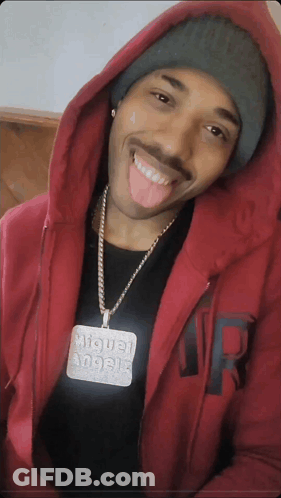 Miguel Angelz Tongue Out GIF