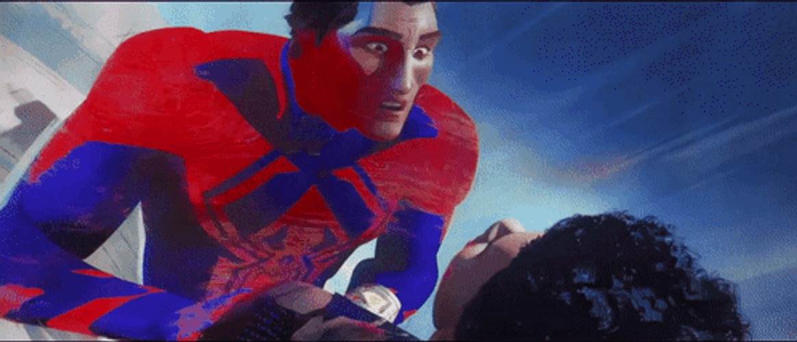 Miguel O'hara Spiderman Multiverse GIF