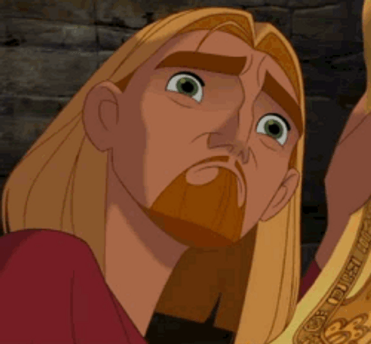 Miguel With Yellow Long Hair GIF