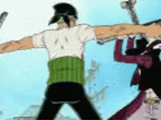 Mihawk Scars On The Back GIF