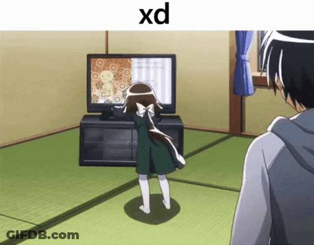 Mikakunin Dancing Funny Anime GIF