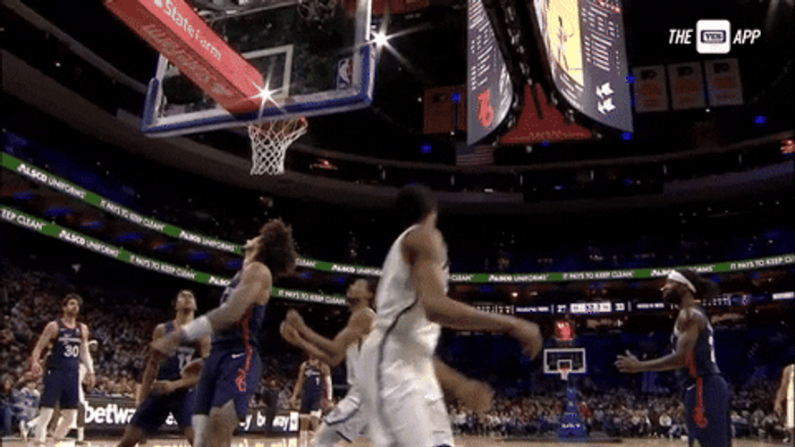 Mikal Bridges Finger Run Gesture GIF