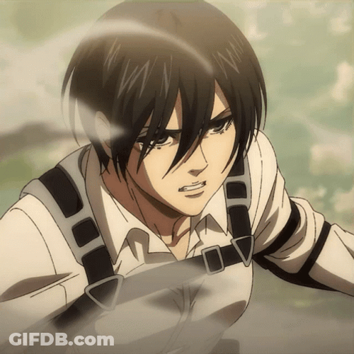 Mikasa Ackerman Angry GIF