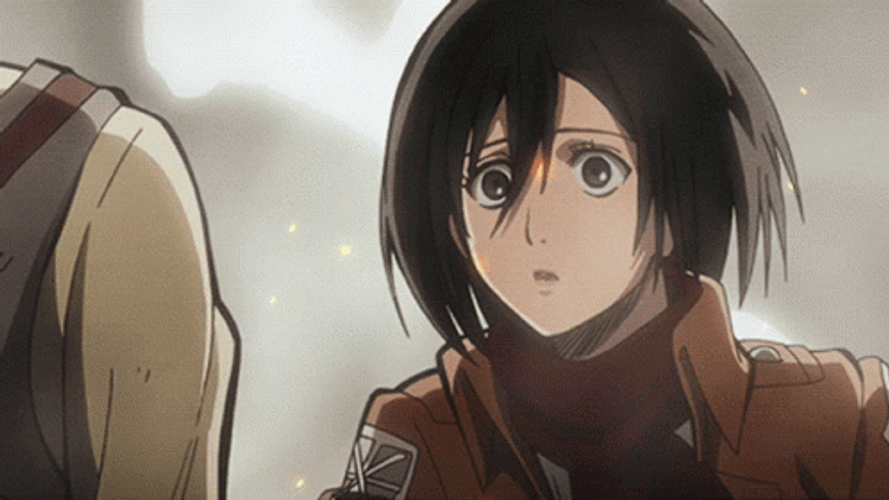 Mikasa Ackerman Hugging Eren GIF