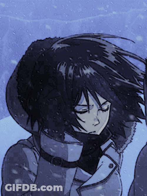 Mikasa Ackerman In The Snow GIF