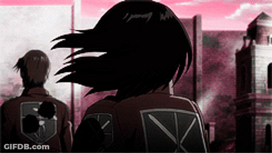 Mikasa Ackerman Turning Around GIF
