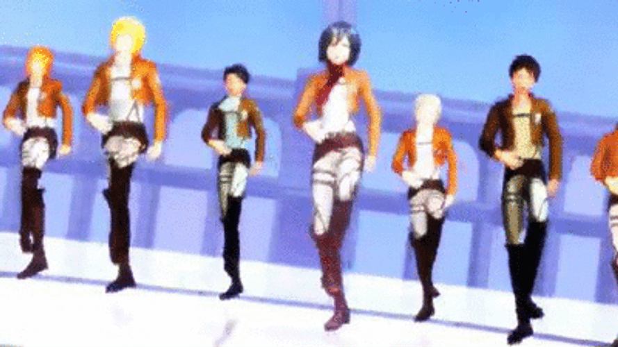 Mikasa Attack On Titan Dance GIF