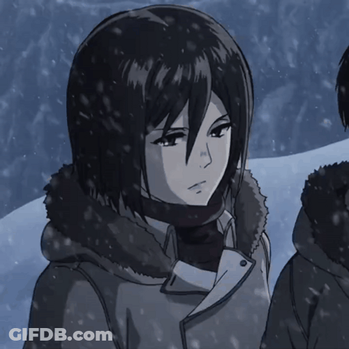 Mikasa Blow By Blizzard GIF