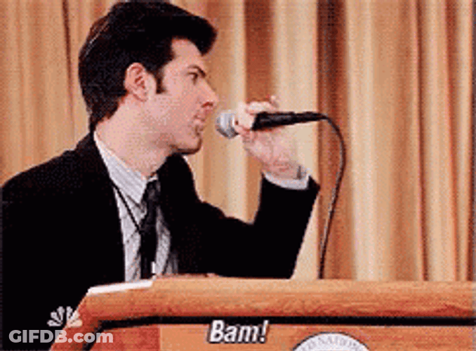 Mike Drop Bam GIF