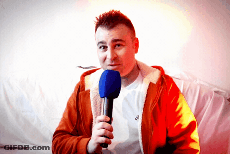 Mike Drop Guy Speaks On Mic GIF