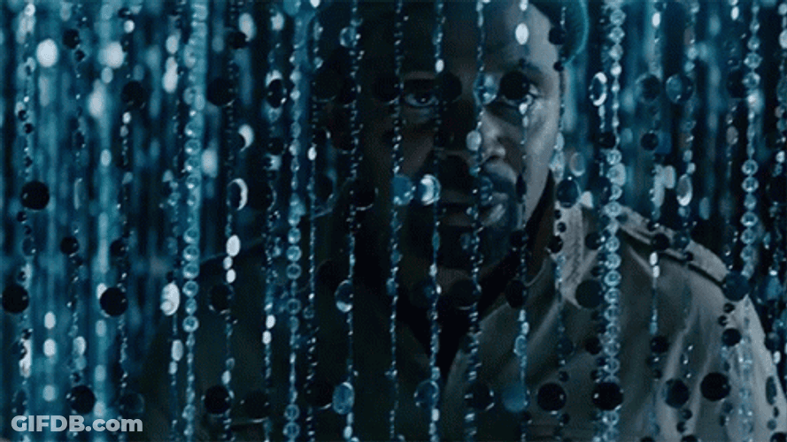 Mike Epps Coming Out Behind Curtain GIF