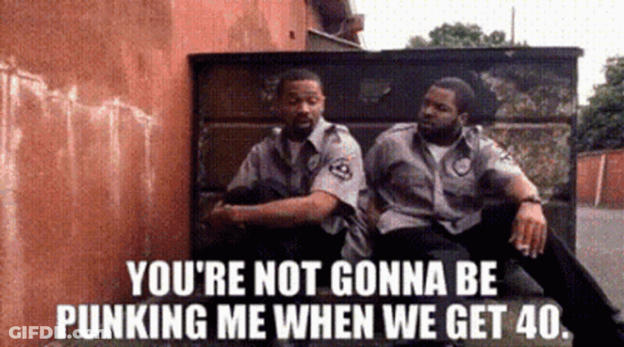 Mike Epps Hiding Behind Garbage Bin GIF