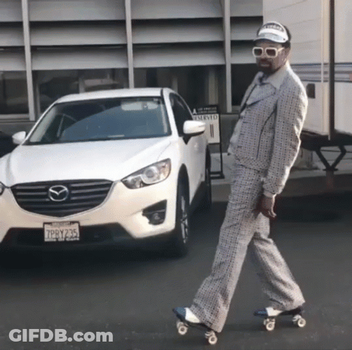 Mike Epps Roller Skates GIF