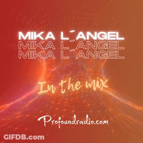 Mike L Angel's In The Mix Album Cover GIF