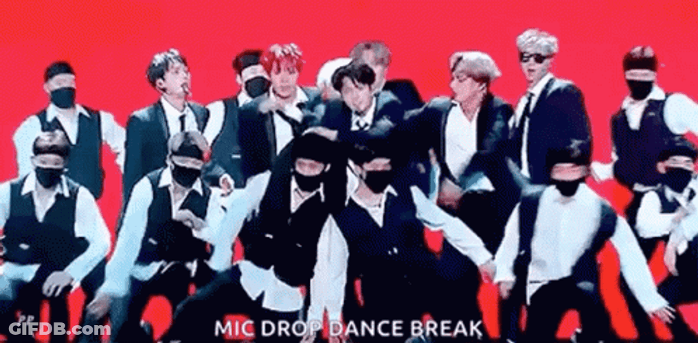 Mike Mic Drop Dance Break GIF